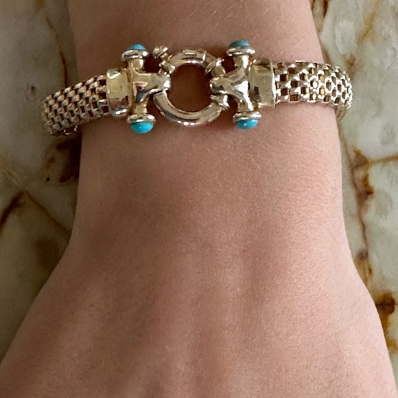 MILOR 925 Italy bracelet turquoise Jewelry - MILOR 925 Italy Turquoise Bracelet